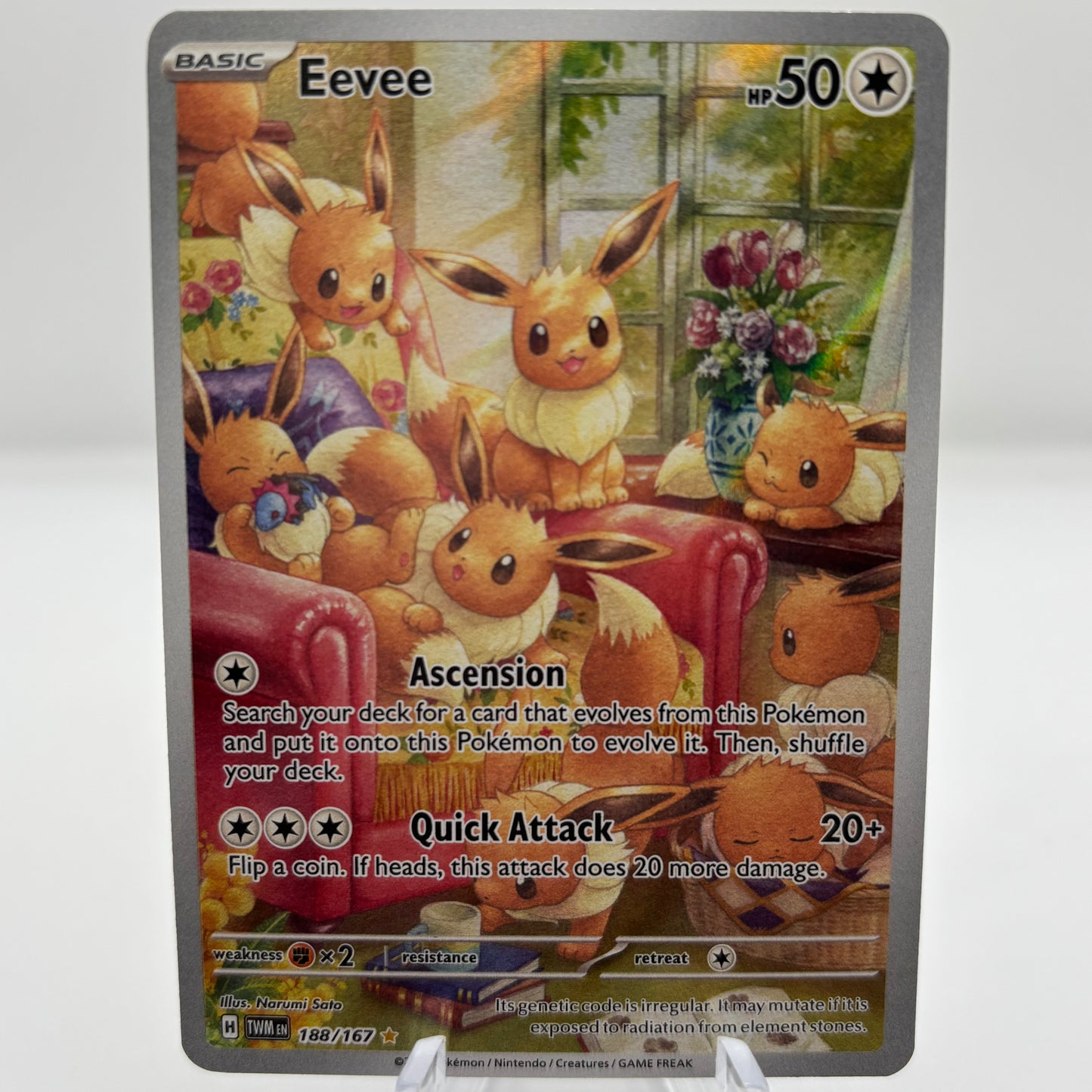 Eevee - 188/167 - SV06: Twilight Masquerade single card