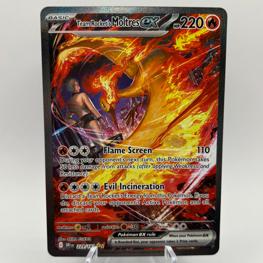 Team Rocket's Moltres ex - 229/182 - SV10: Destined Rivals Single Card