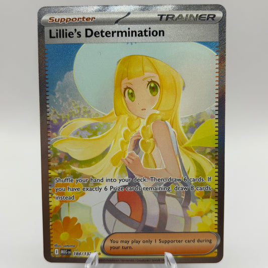 Lillie's Determination - 184/132 - ME01: Mega Evolution single card