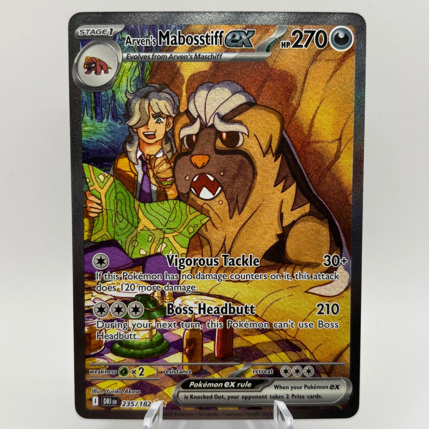 Arven's Mabosstiff ex - 235/182 - SV10: Destined Rivals Single Card