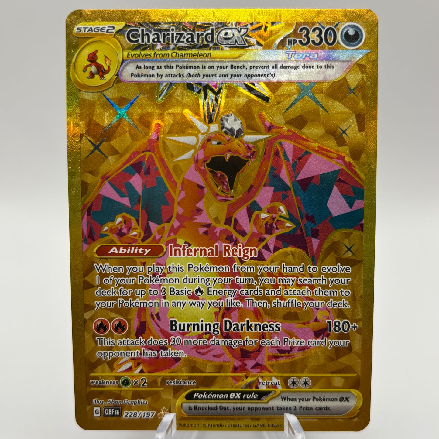 Charizard ex - 228/197 - SV03: Obsidian Flames single card