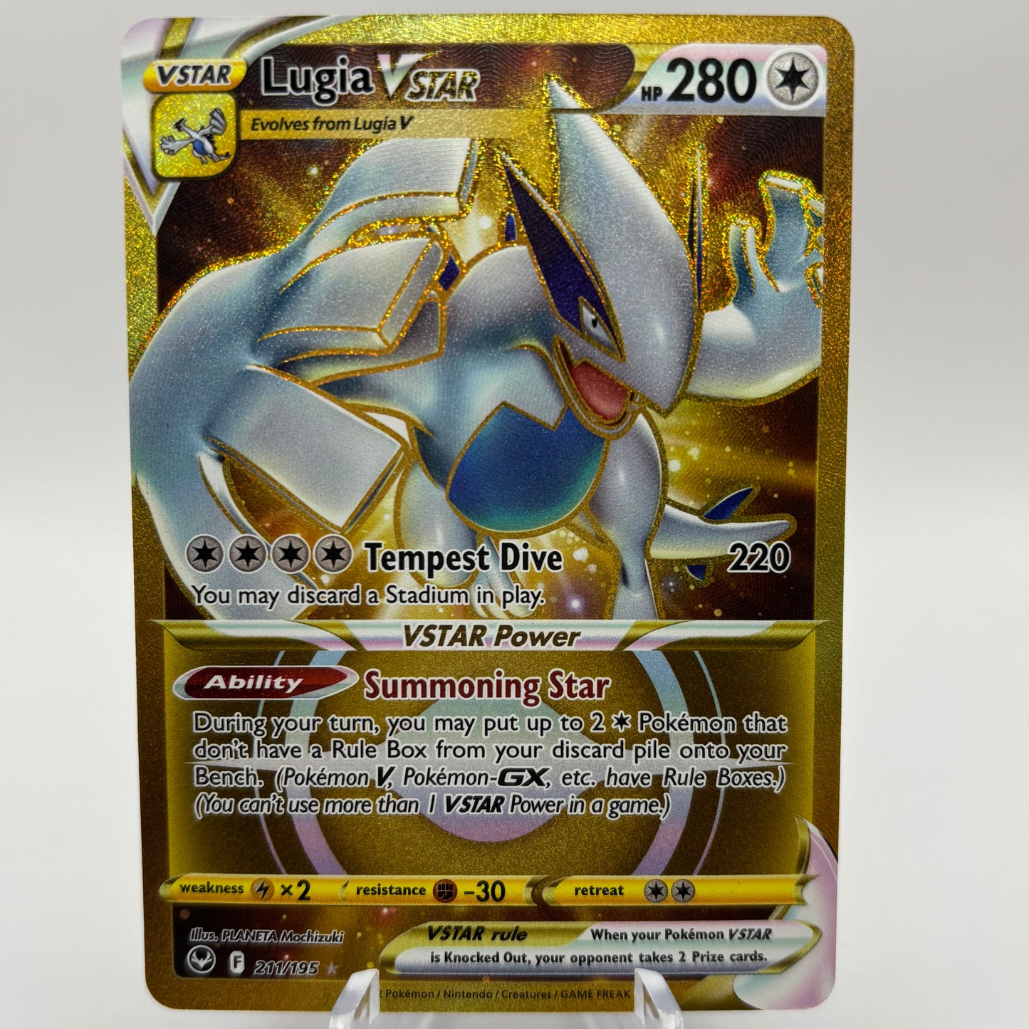 Lugia VSTAR (Secret) (211) - SWSH12: Silver Tempest single card