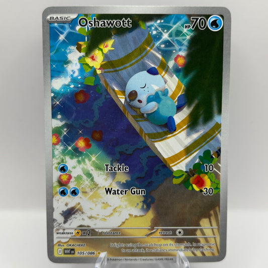 Oshawott - 105/086 - SV: White Flare Single Card