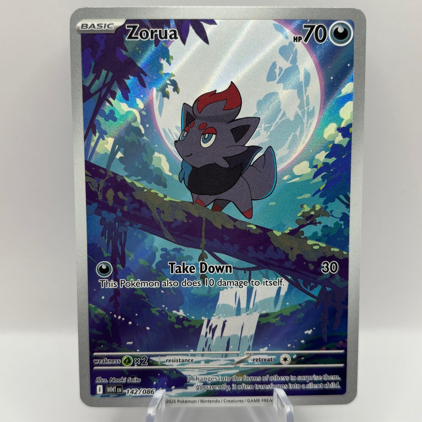 Zorua - 142/086 - SV: White Flare Single Card