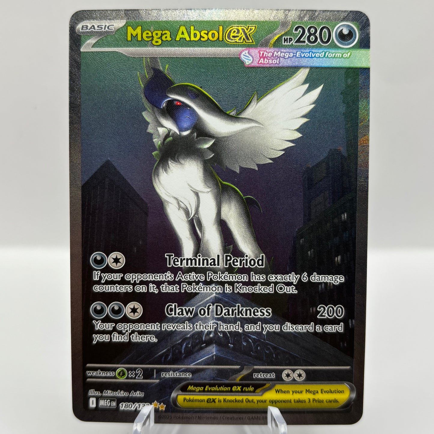 Mega Absol ex - 180/132 - ME01: Mega Evolution single card