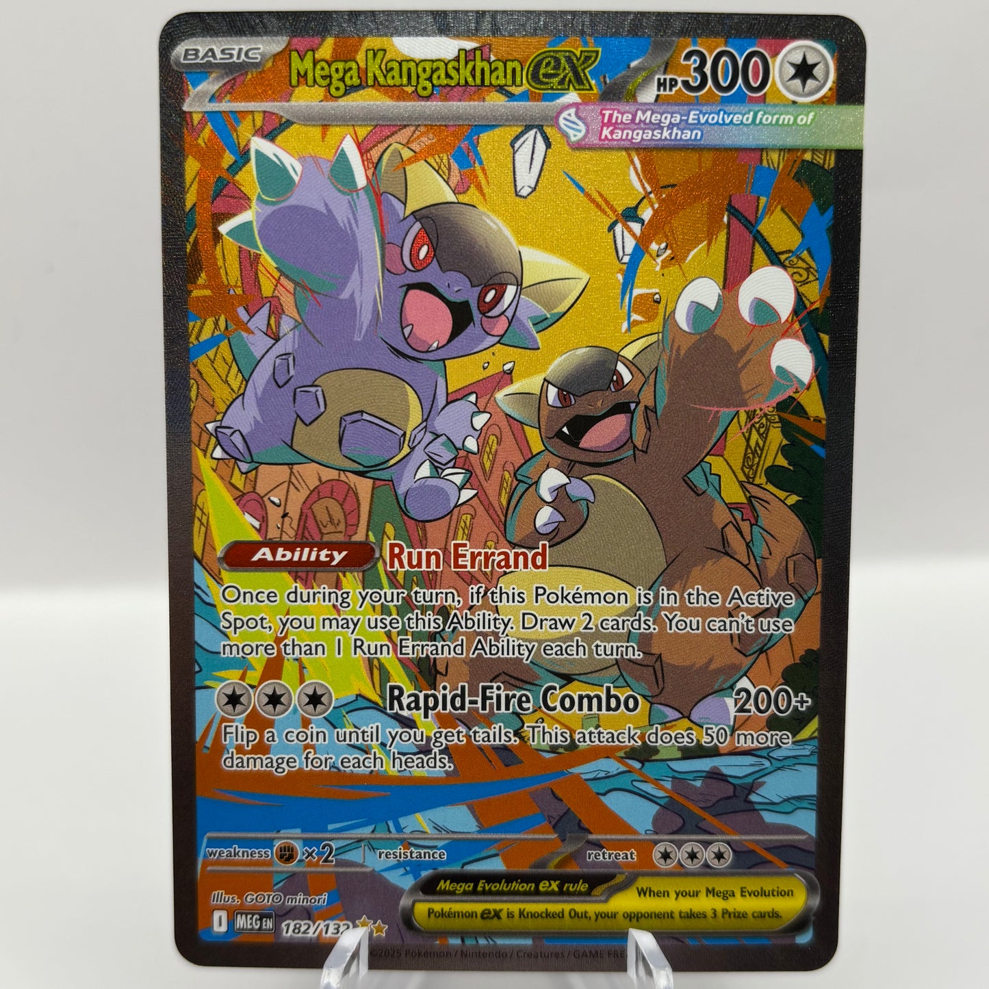 Mega Kangaskhan ex - 182/132 - ME01: Mega Evolution single card