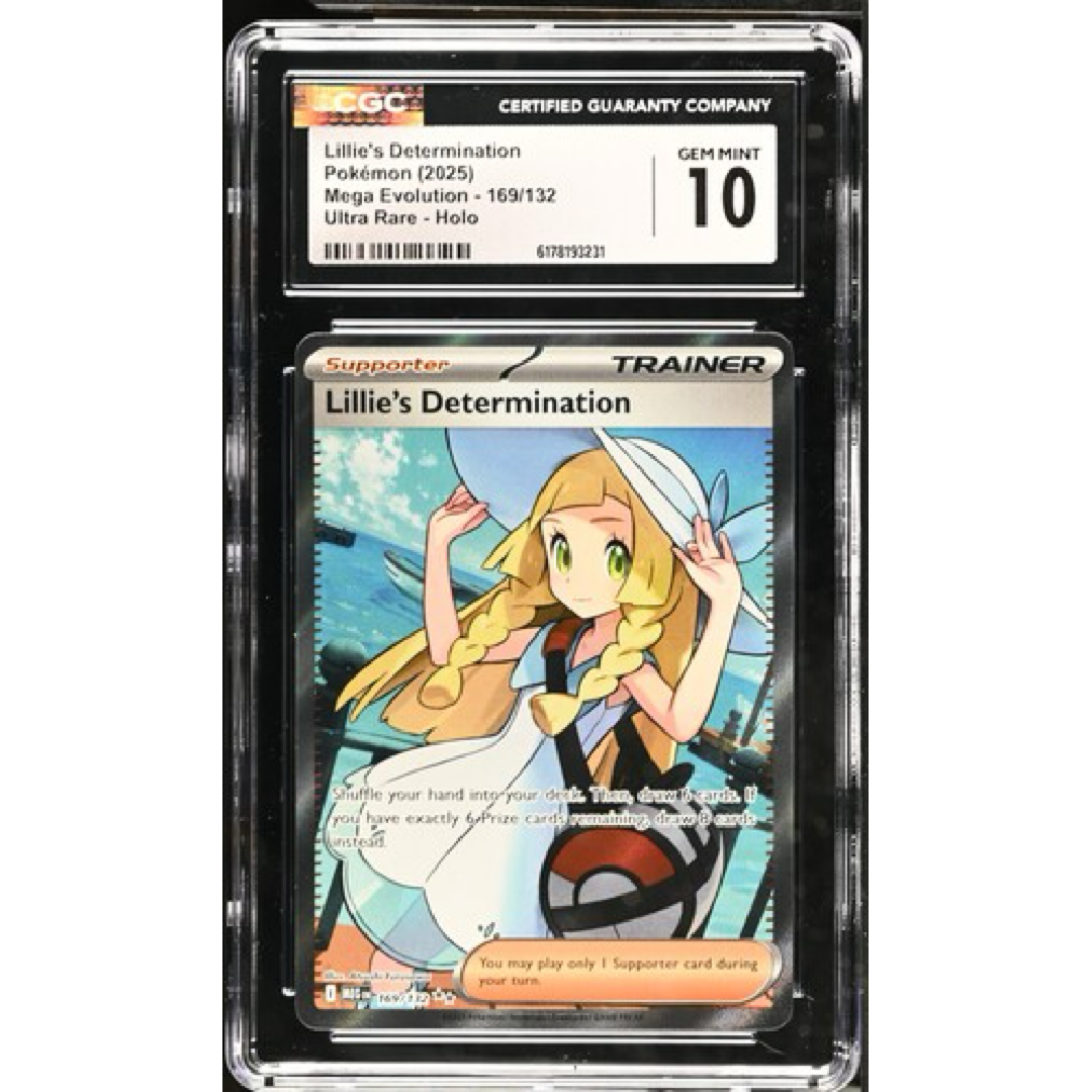 Lillie's Determination Mega Evolution 169/132 CGC GEM MINT 10