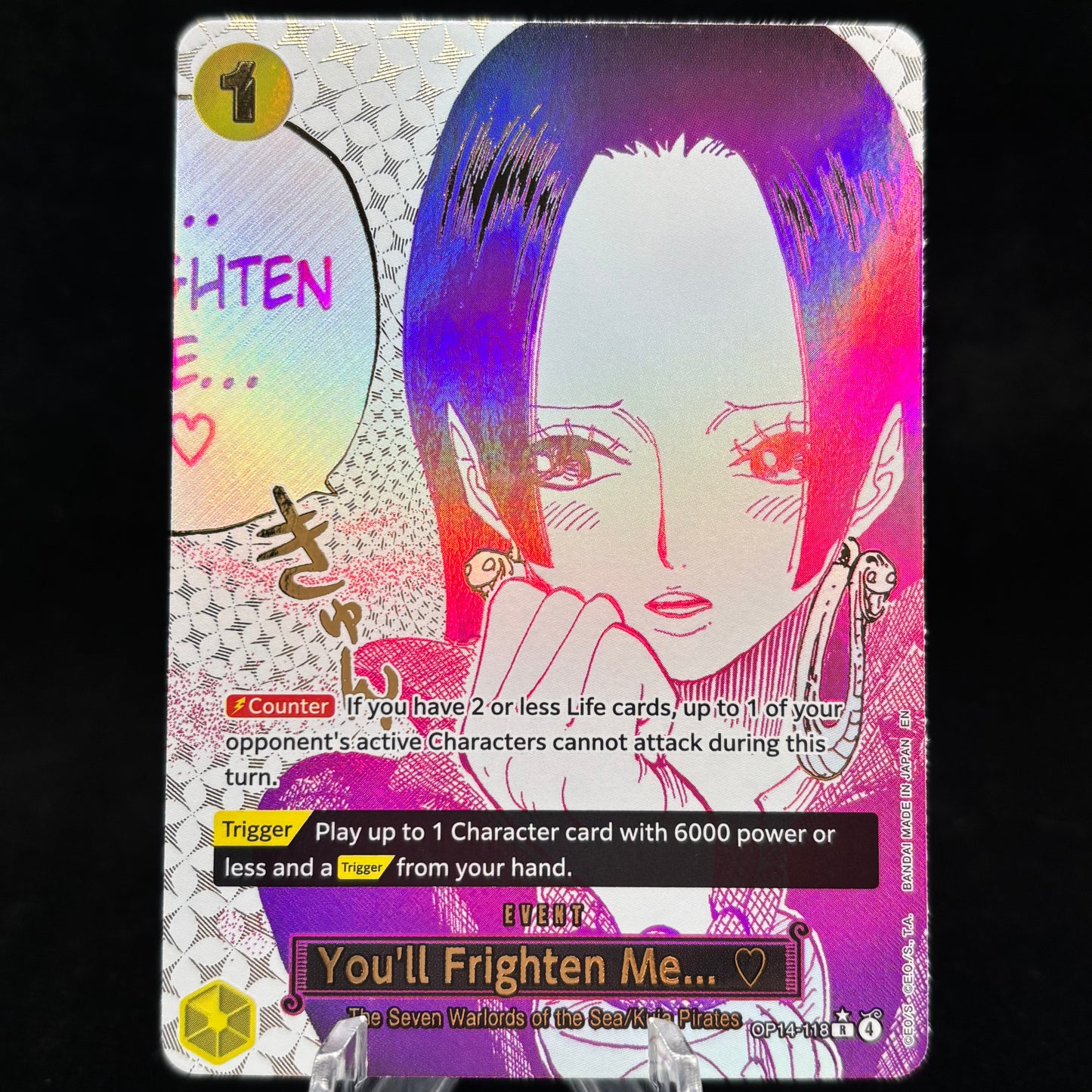 You'll Frighten Me... (Alternate Art) - The Azure Sea's Seven Single Card