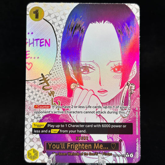 You'll Frighten Me... (Alternate Art) - The Azure Sea's Seven Single Card