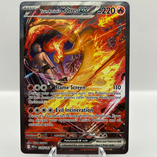 Team Rocket's Moltres ex - 229/182 - SV10: Destined Rivals single card
