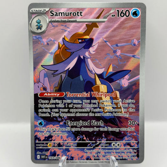Samurott - 107/086 - SV: White Flare Single Card