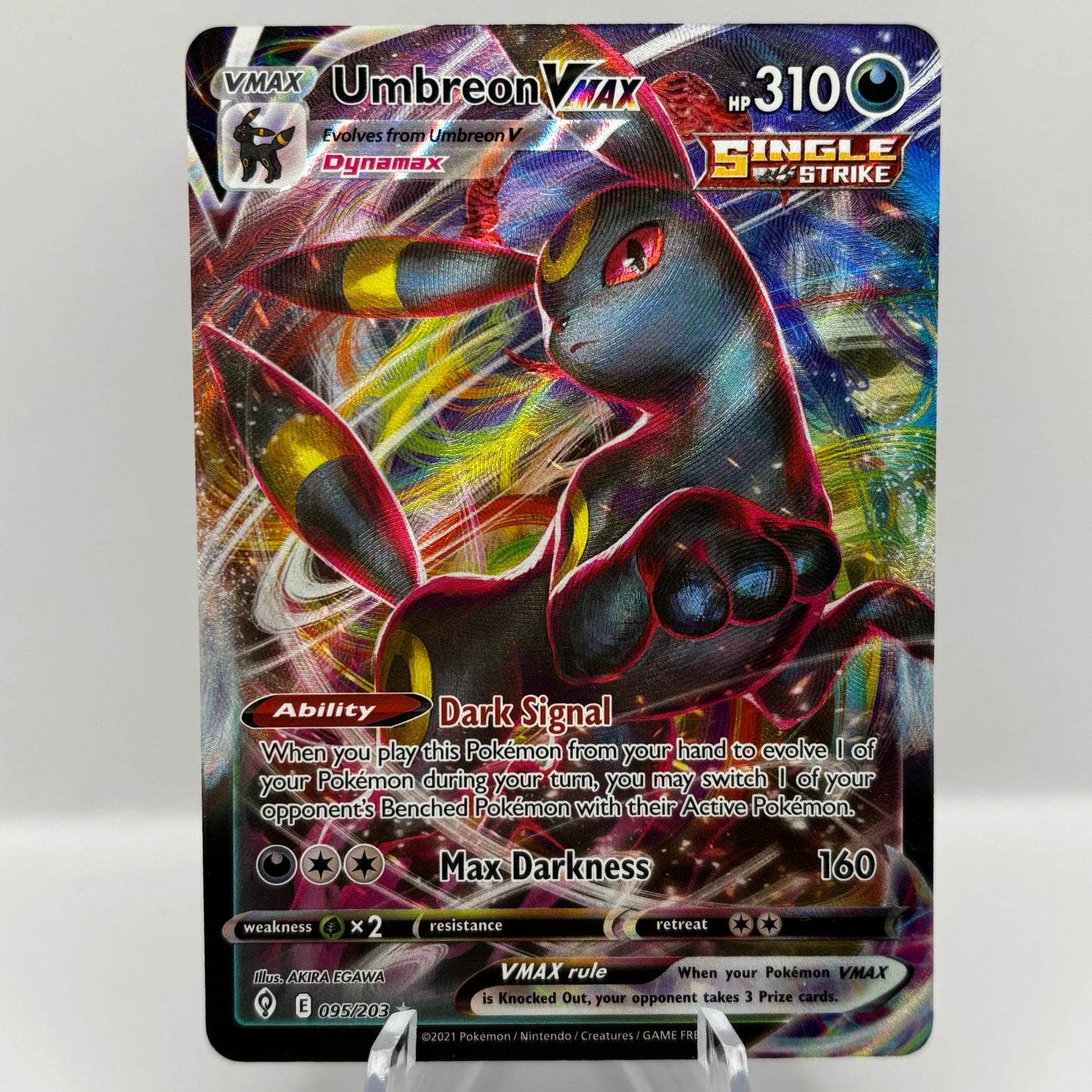 Umbreon VMAX - SWSH07: Evolving Skies Single Card