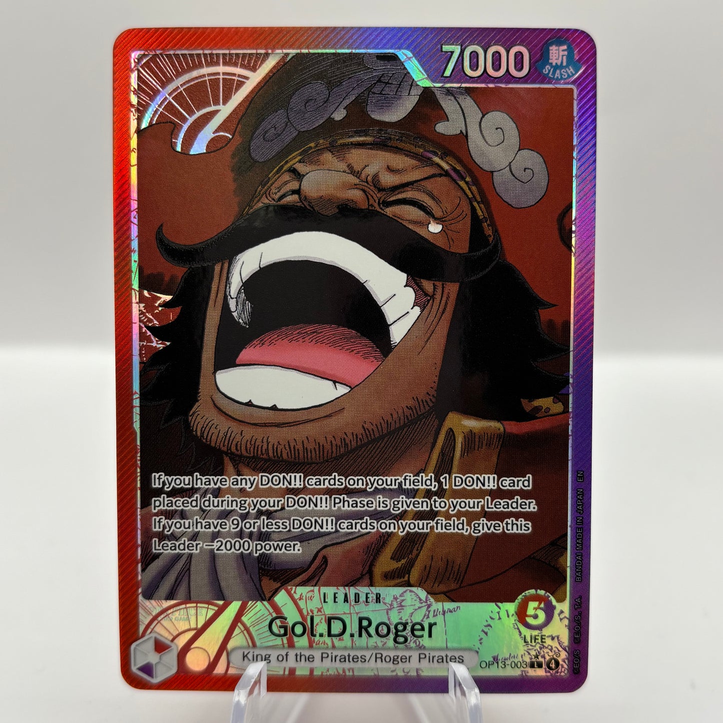 Gol.D.Roger (003) (Alternate Art) - Carrying On His Will  single card