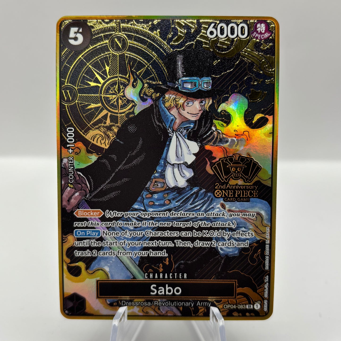 Sabo (One Piece Japanese Version 2nd Anniversary Set) - One Piece PR Cards single card
