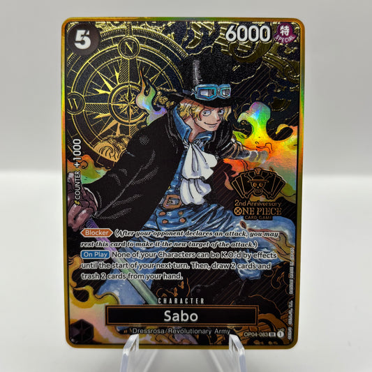 Sabo (One Piece Japanese Version 2nd Anniversary Set) - One Piece PR Cards single card