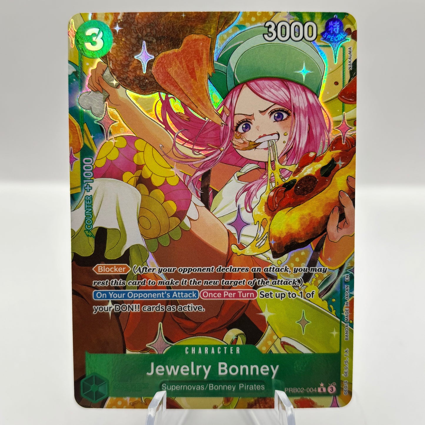 Jewelry Bonney - PRB02-004 (Alternate Art) - Premium Booster -The Best- Vol. 2 single card