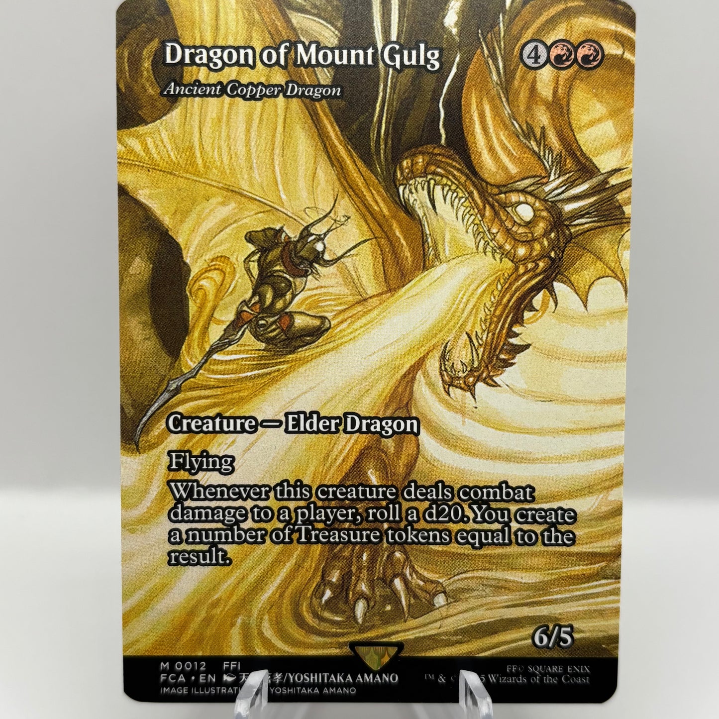 Dragon of Mount Gulg - Ancient Copper Dragon (Showcase) - FINAL FANTASY: Through the Ages Single Card
