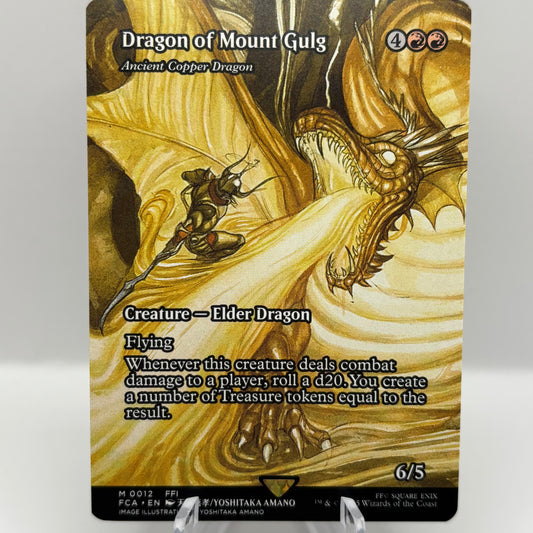 Dragon of Mount Gulg - Ancient Copper Dragon (Showcase) - FINAL FANTASY: Through the Ages Single Card