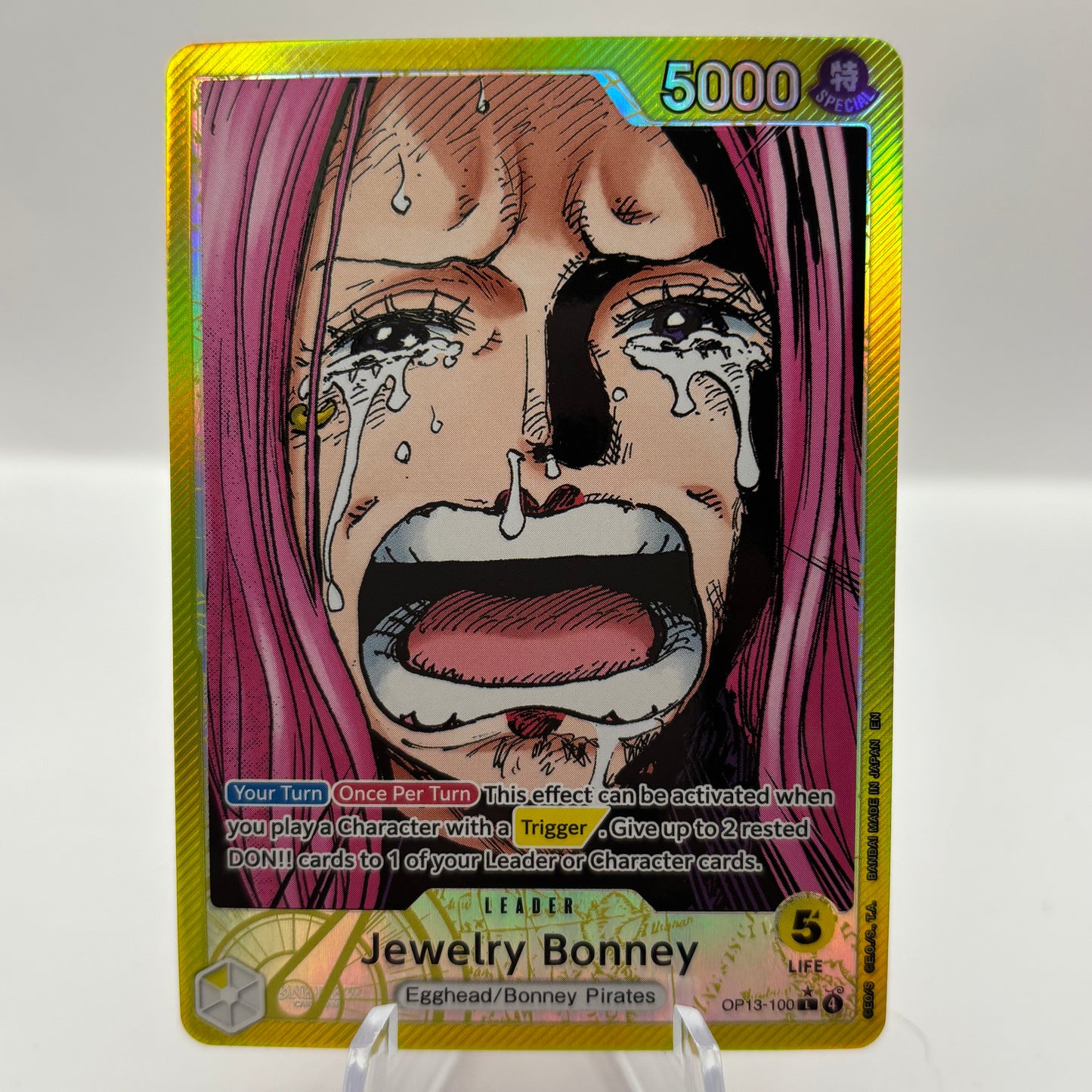 Jewelry Bonney (100) (Alternate Art) - Carrying On His Will single card