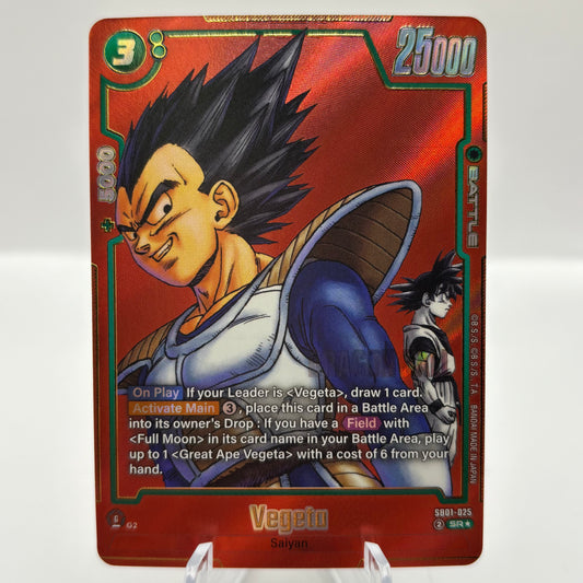 Vegeta - SB01-025 (Alternate Art) - Manga Booster 01 single card