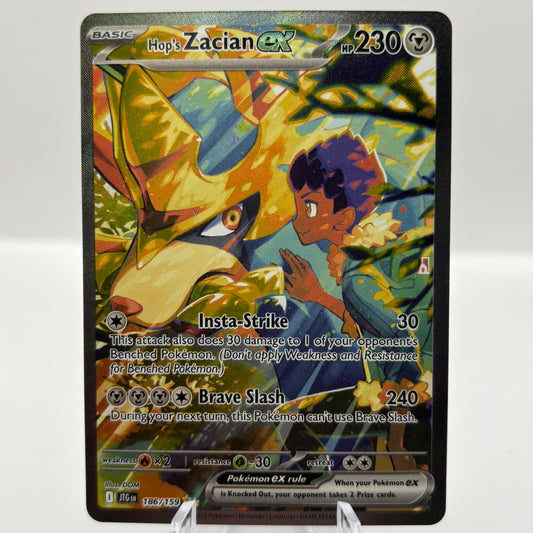 Hop's Zacian ex - 186/159 - SV09: Journey Together single card