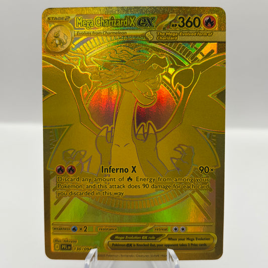 Mega Charizard X ex - 130/094 - ME02: Phantasmal Flames single card