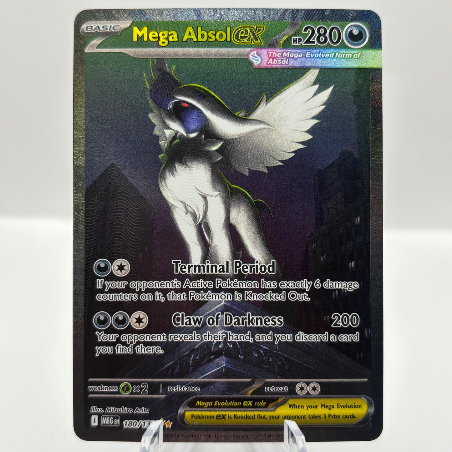 Mega Absol ex - 180/132 - ME01: Mega Evolution single card