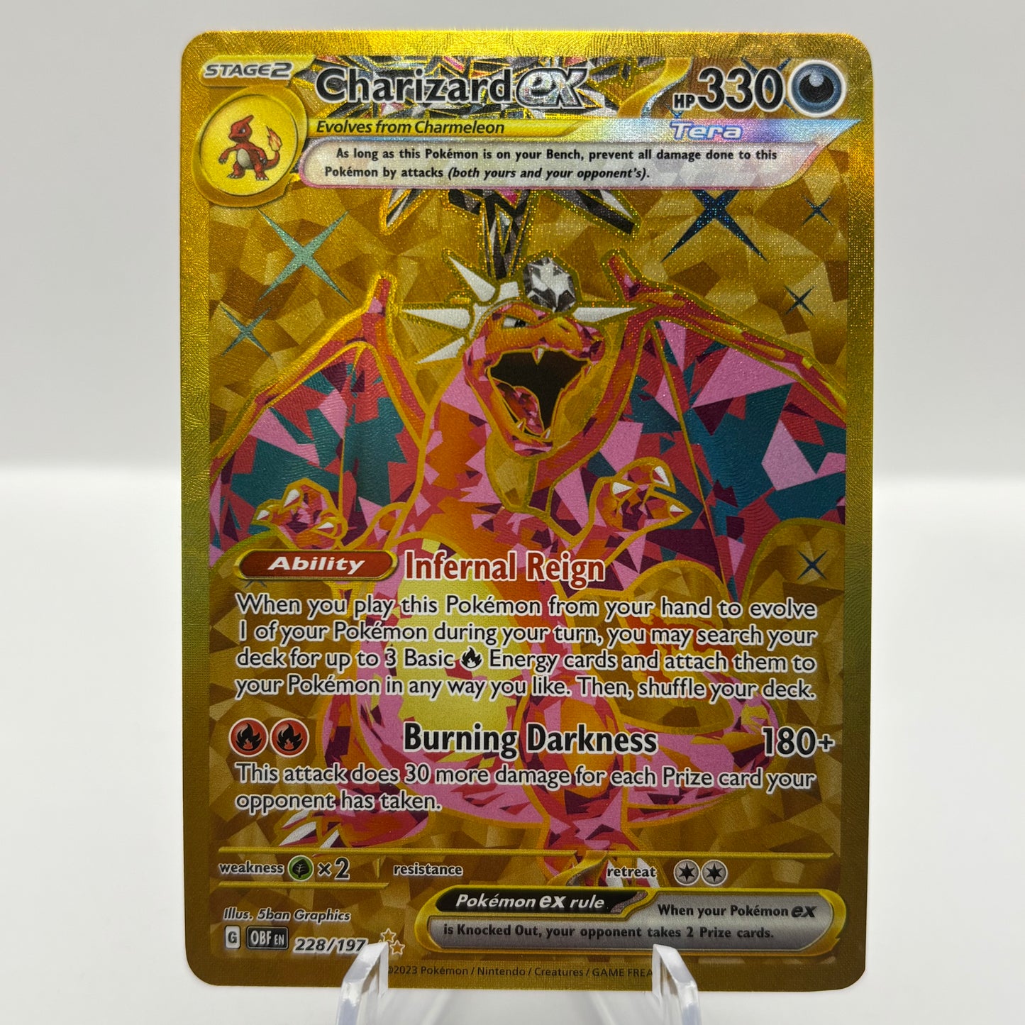 Charizard ex - 228/197 - SV03: Obsidian Flames single card