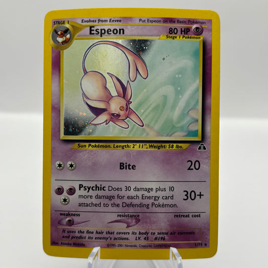 Damaged - Espeon (1) - Neo Discovery single card