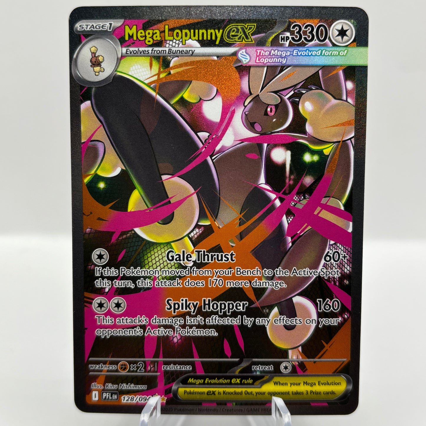 Mega Lopunny ex - 128/094 - ME02: Phantasmal Flames single card