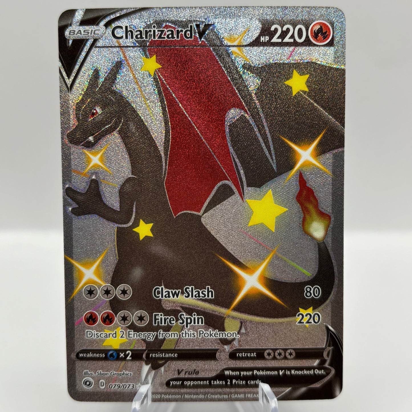 Charizard V (Secret) - Champion's Path single card