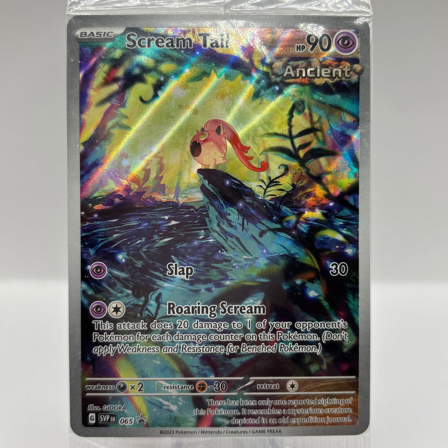 Scream Tail - 065 - SV: Scarlet & Violet Sealed PR single card