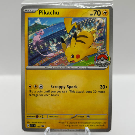 Pikachu - 190 - SV: Scarlet & Violet sealed Pr single card