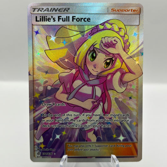 Lillie's Full Force (Full Art) - SM - Cosmic Eclipse single card