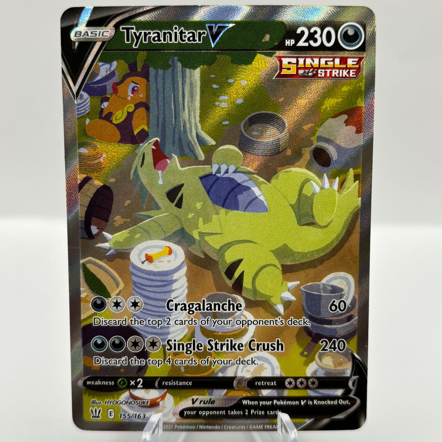 Tyranitar V (Alternate Full Art) - SWSH05: Battle Styles single card