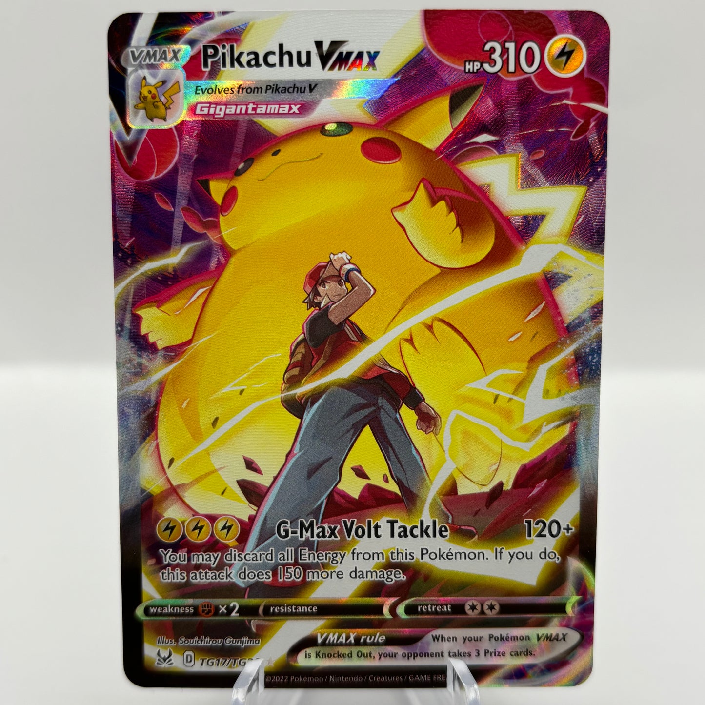Pikachu VMAX - SWSH11: Lost Origin Trainer Gallery single card