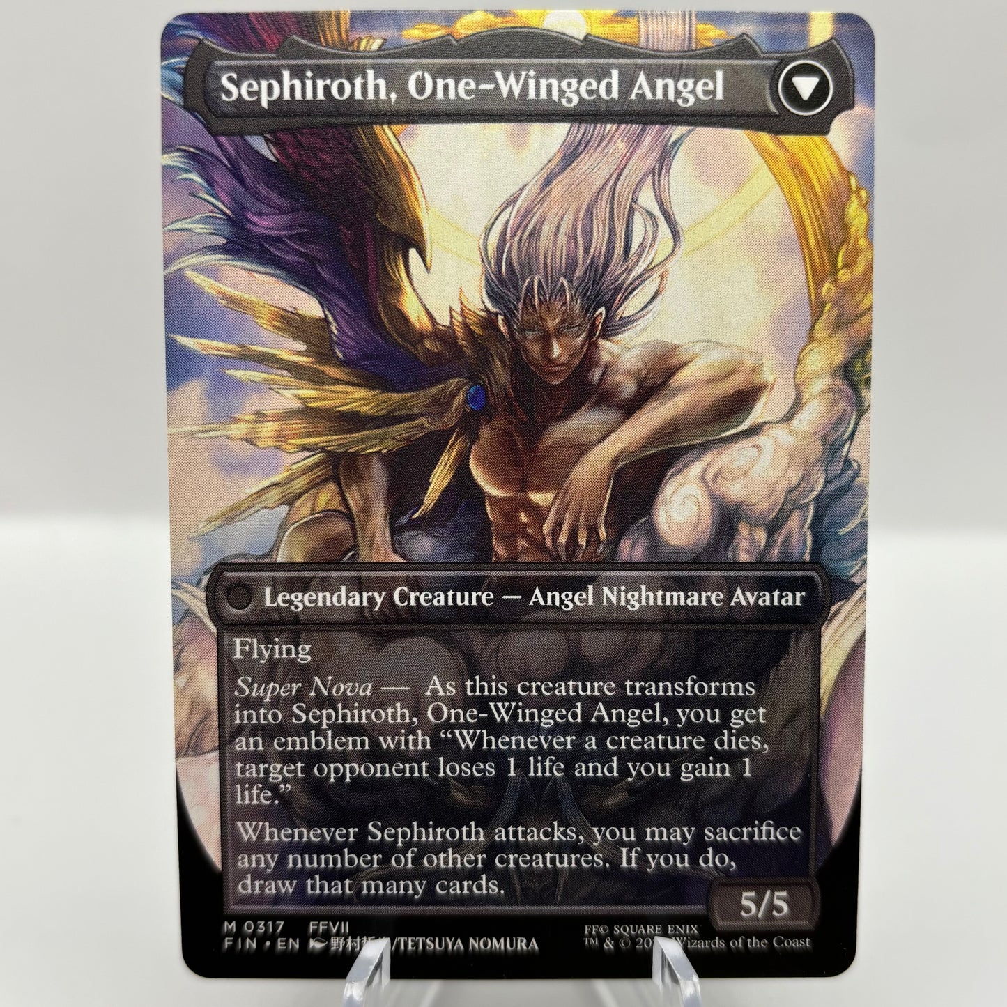 Sephiroth, Fabled SOLDIER (0317) (Borderless Normal) single card