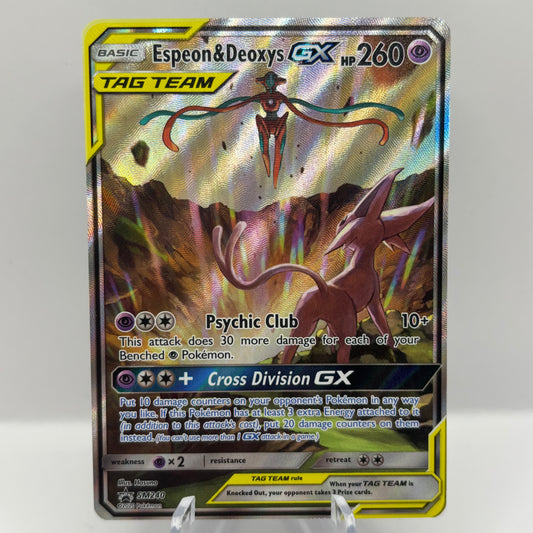 Light Play Espeon & Deoxys GX - SM240 - SM PR Single Card