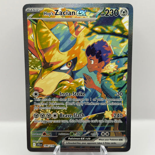 Hop's Zacian ex - 186/159 - SV09: Journey Together Single Card
