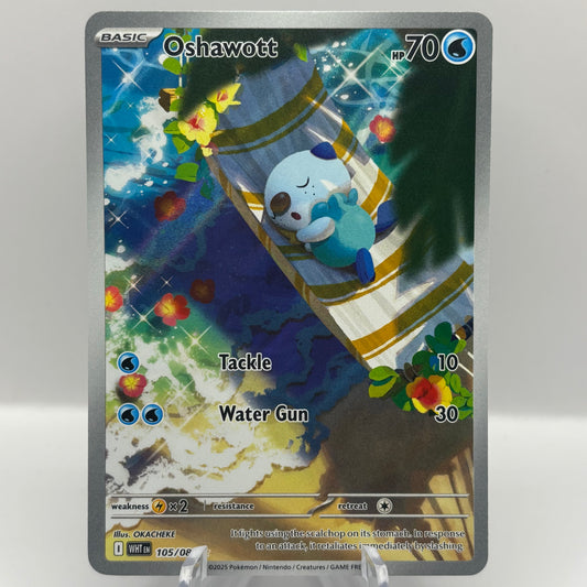 Oshawott - 105/086 - SV: White Flare Single Card