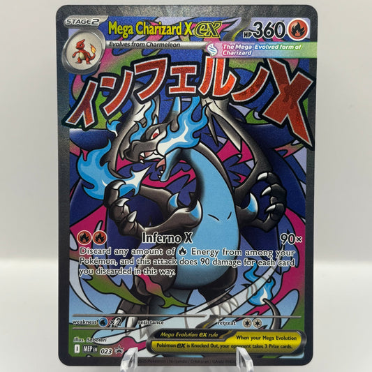 Mega Charizard X ex - 023 - ME: Mega Evolution PR Single Card