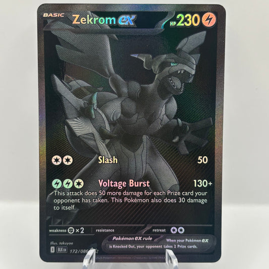 Zekrom ex - 172/086 - SV: Black Bolt Single Card
