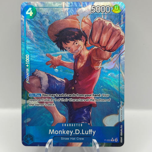 Monkey.D.Luffy (P-055) (Full Art) - Premium Booster -The Best- Single Card