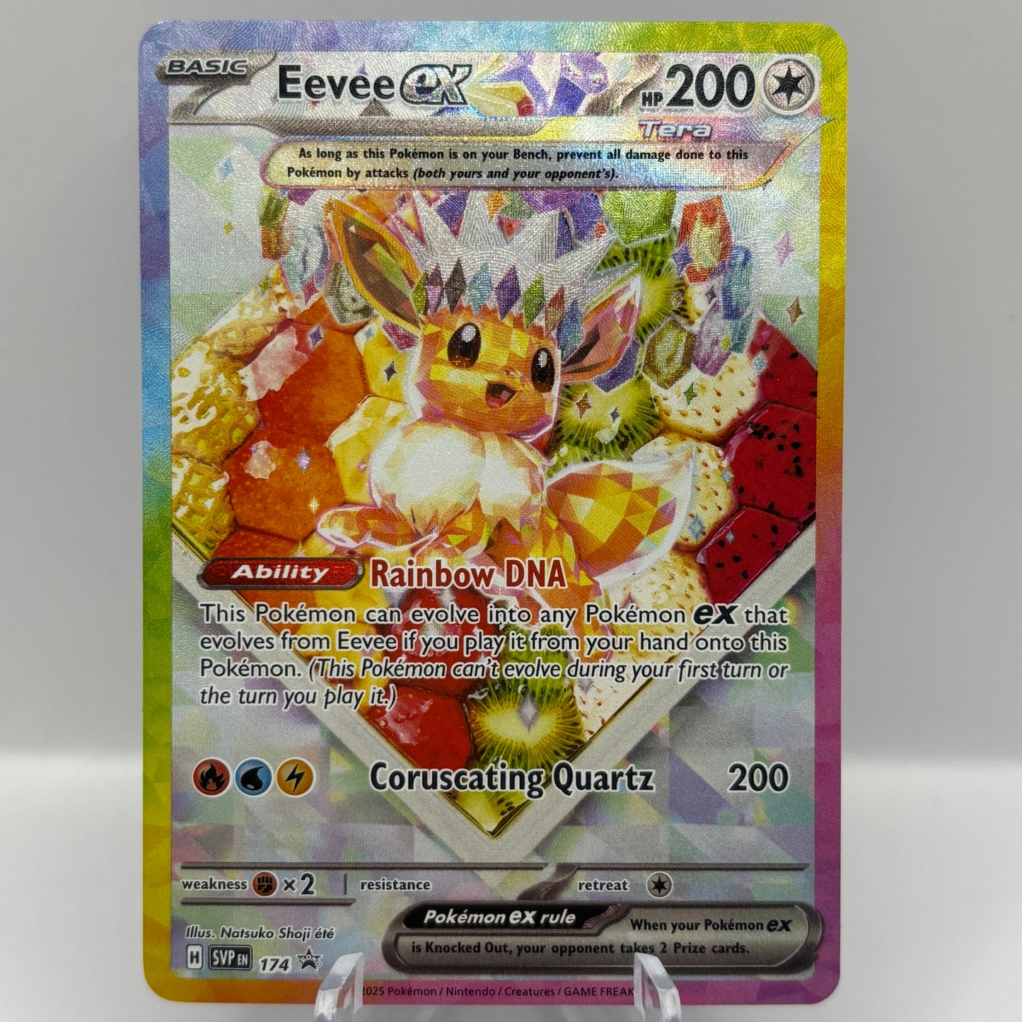 Eevee ex - 174 - SV: Scarlet & Violet PR Single Card