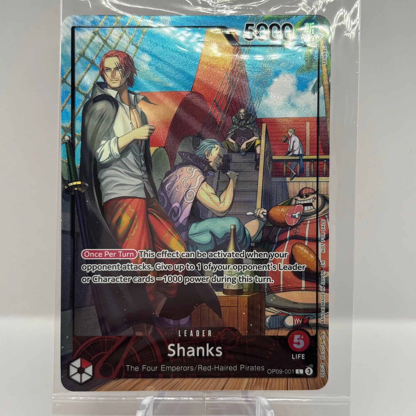 Shanks (2025 PSA Magazine PR) - One Piece PR Single Card