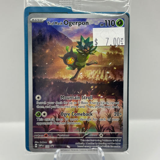 Teal Mask Ogerpon - 123 - SV: Scarlet & Violet PR Single Card