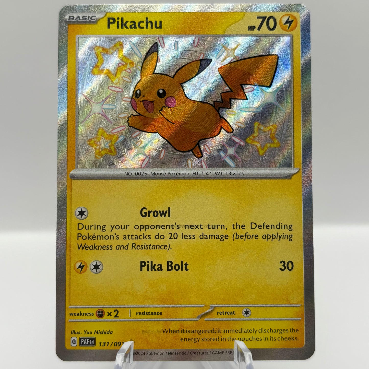 Pikachu - 131/091 - SV: Paldean Fates