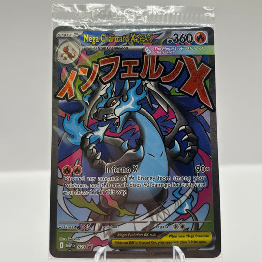 Mega Charizard X ex - 023 - ME: Mega Evolution Promo (Sealed)