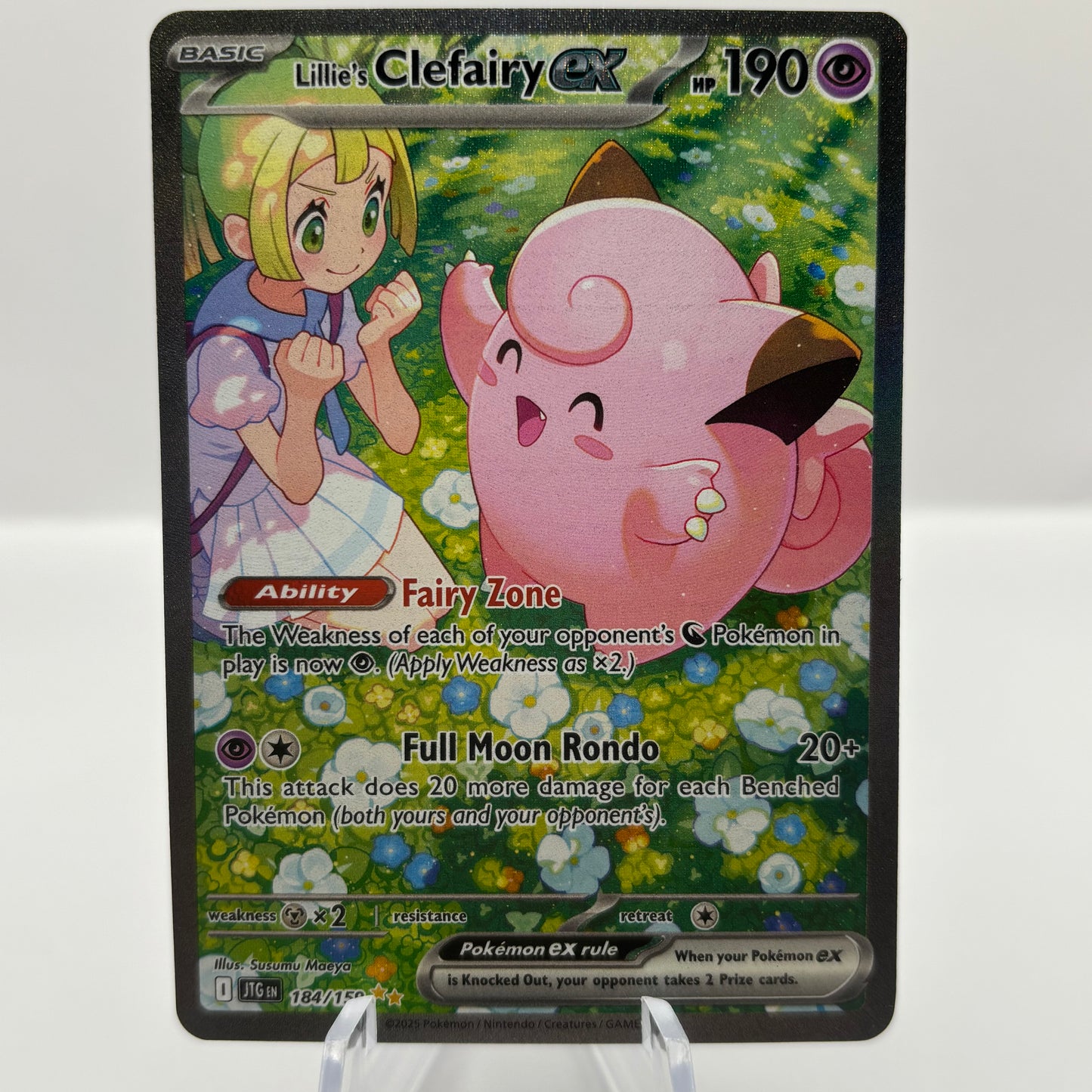 Lillie's Clefairy ex - 184/159 - SV09: Journey Together Single Card