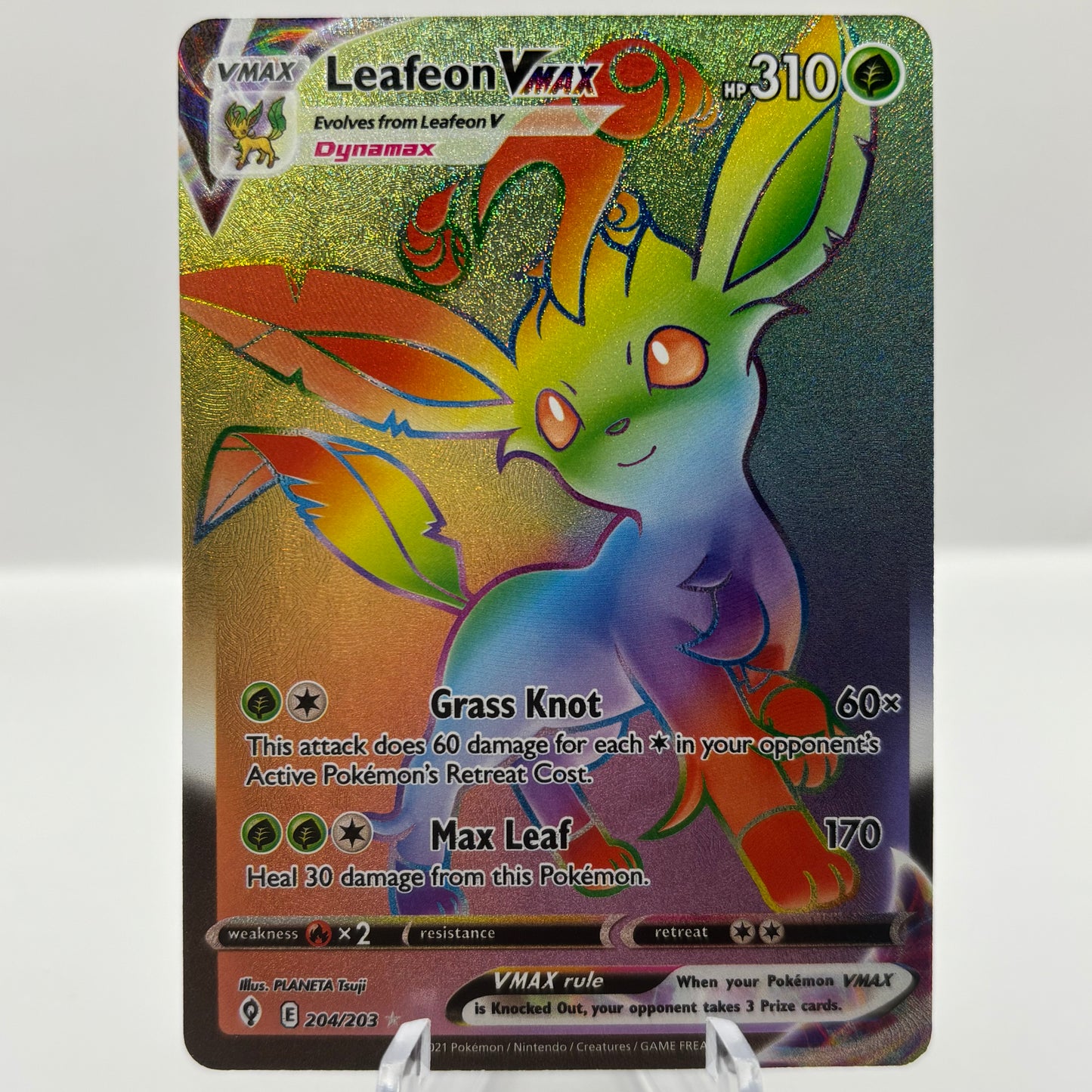 Leafeon Vmax - Evolving Skies Single Card